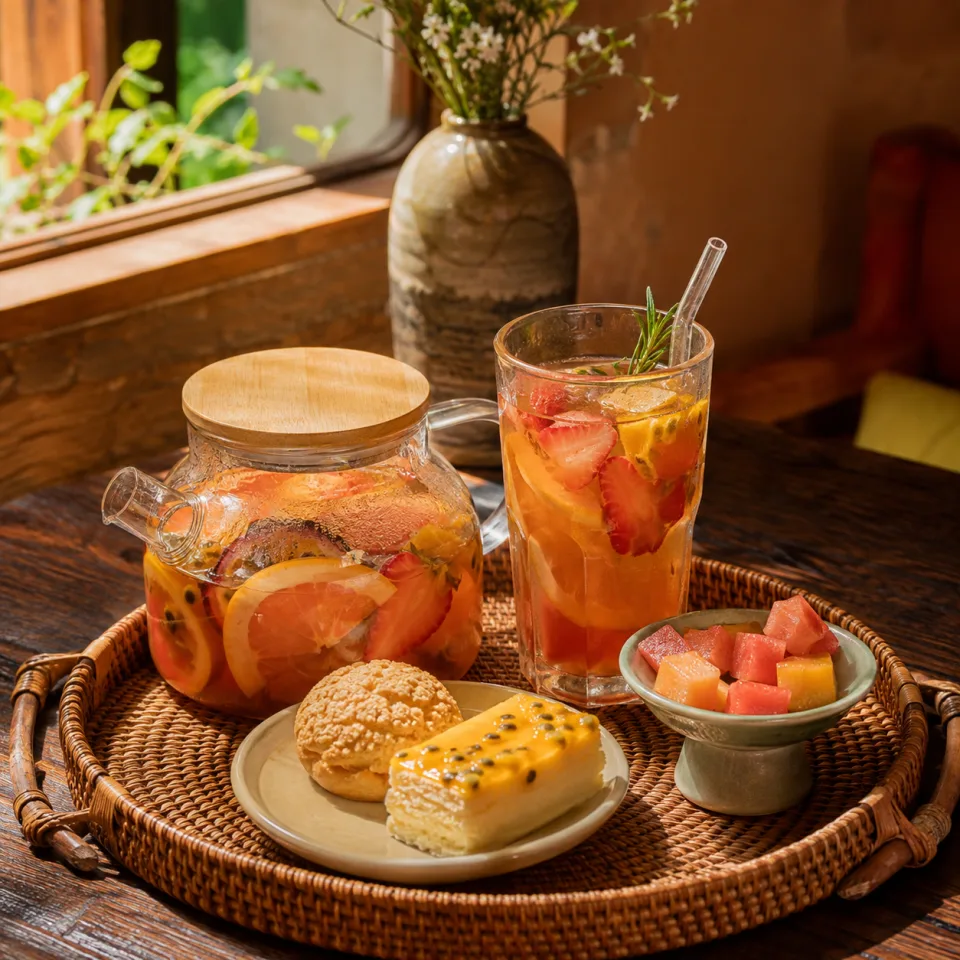 Món nướng than hoa — thịt chín tới, thơm — trước